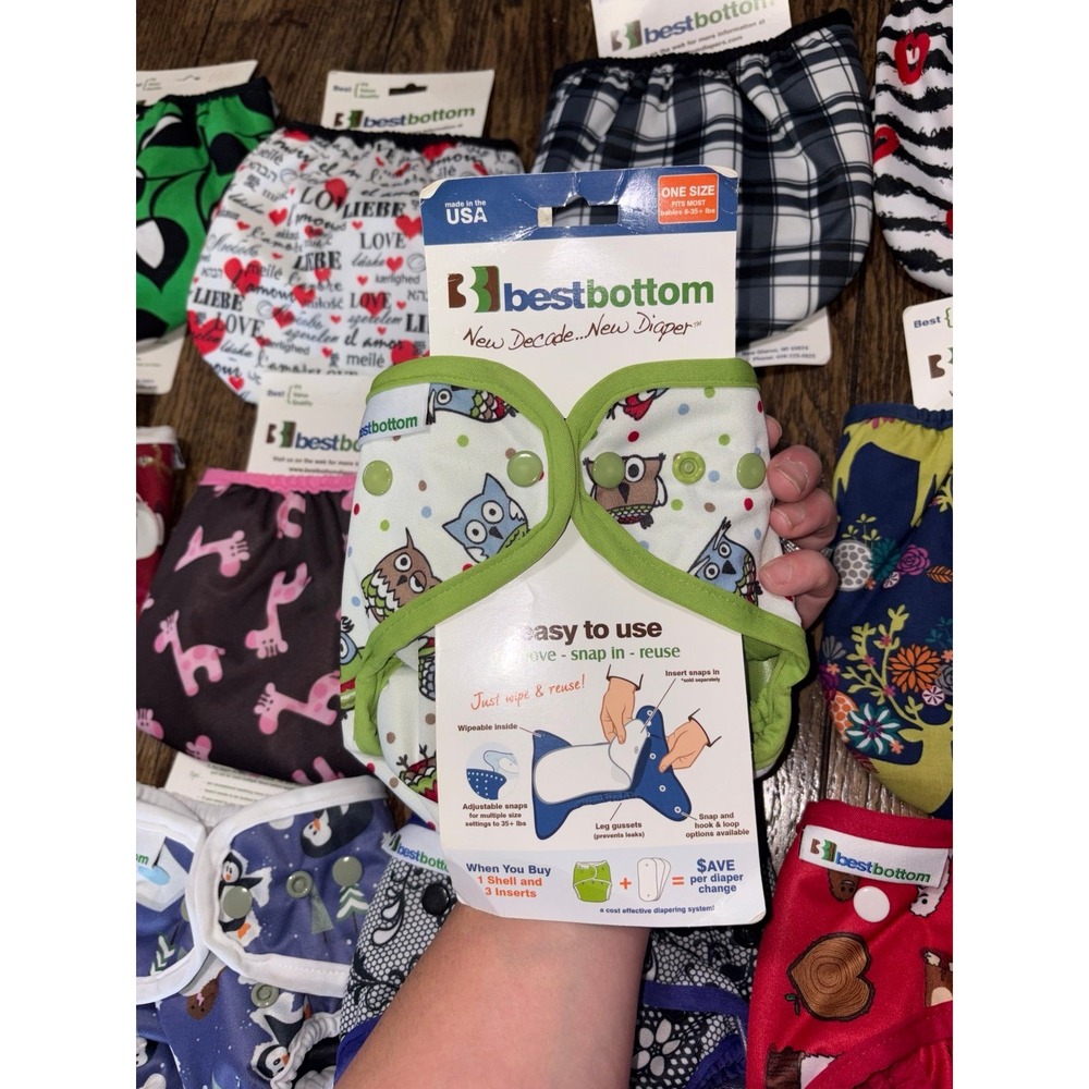 best bottom reusable cloth diaper lot (14) - Picture 2 of 2